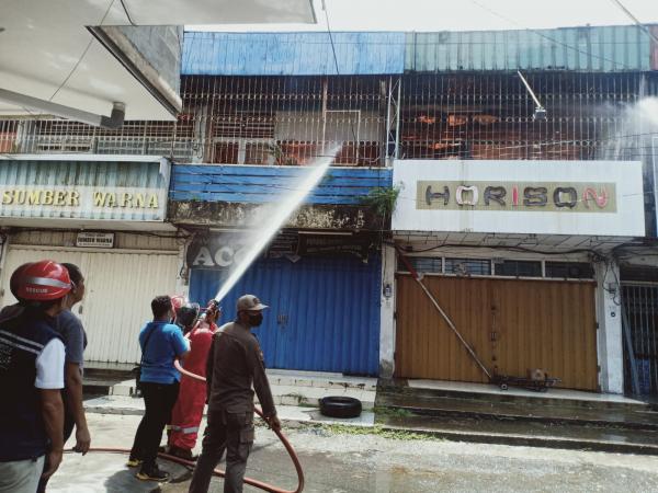 Belasan Bangunan di Balikpapan Kota Hangus Terbakar, Polisi Selidiki Sumber Api