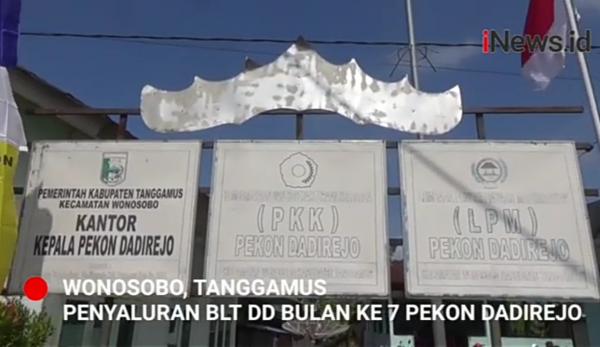 Video Warga Pekon Dadirejo Kecamatan Wonosobo Tanggamus Mendapatkan BLT DD Sebesar 300 Ribu