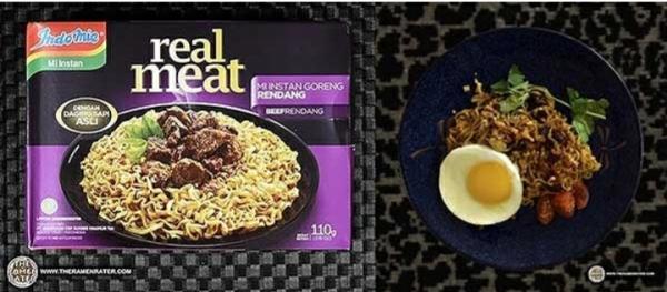 Promo Indomie Real Meat Rendang Mie Instan [110 g] Diskon 21% di