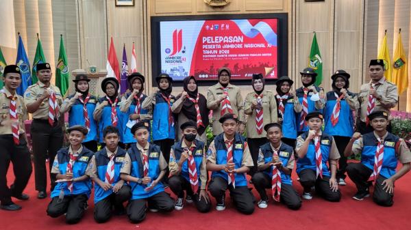 158 Orang Kontingen Pramuka Banten, Ikuti Jambore Nasional Ke XI