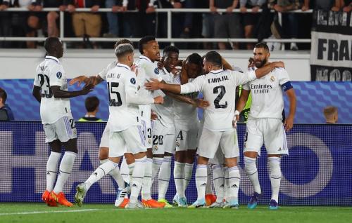 Usai Menang 2-0 Lawan Eintracht Frankfurt, Real Madrid Juara Piala Super Eropa 2022