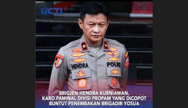 Brigjen Hendra Kurniawan, Jenderal Polisi yang Jadi Sorotan Pasca Berpulangnya Brigadir J