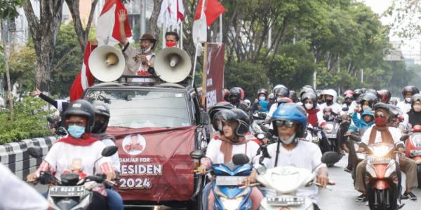 Konvoi Safety Riding, Orang Muda di Kaltim Kawal Ganjar jadi Presiden