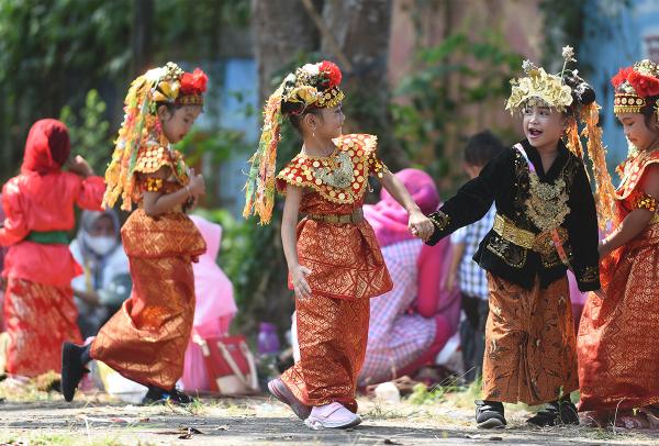 Potret Anak PAUD Peserta Karnaval HUT RI ke-77 dan Himpaudi ke-17