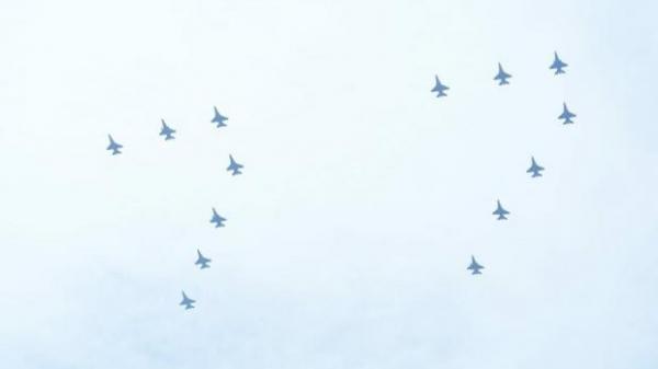 Mantap! Angka 77 Akan Dibentuk di Udara Dengan Pesawat TNI AU saat HUT RI