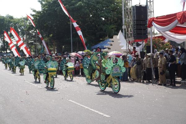 Karnaval Sepeda Hias Kabupaten Tuban Berlangsung Meriah 
