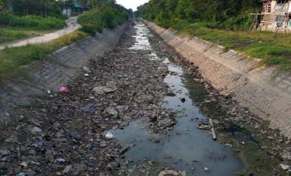 Petani Keluhkan, Hampir Sepekan Aliran Sungai DI Ciujung Timur Kering