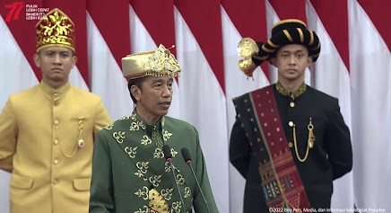 Presiden Jokowi Membacakan Pidato di Sidang Tahunan MPR RI 2022, Berikut Selengkapnya