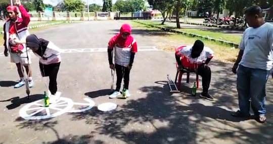 Disabilitas di Kabupaten Indramayu Semarakan HUT Kemerdekaan RI