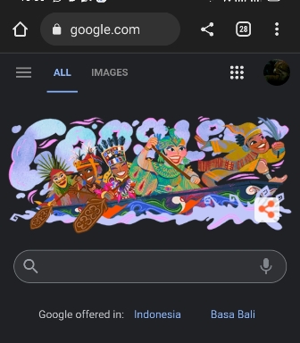  Pacu Jalur Kuasing Nongkrong di Google Doogle di HUT RI