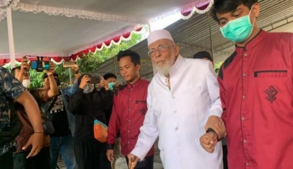 Ustaz Abu Bakar Ba'asyir Hadiri Upacara HUT Ke-77 RI