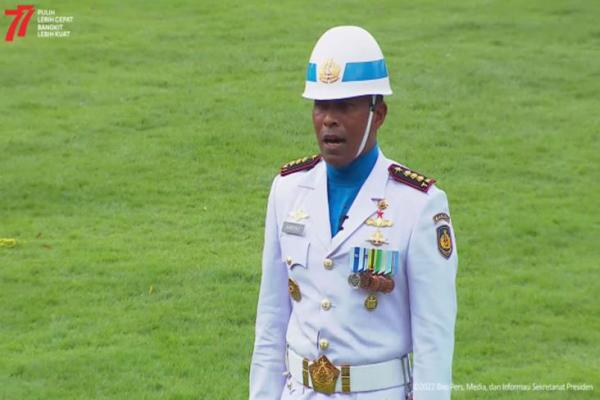 Detik-Detik Proklamasi di Istana Negara, Kolonel Laut Andike Sry Mutia jadi Komandan Upacara