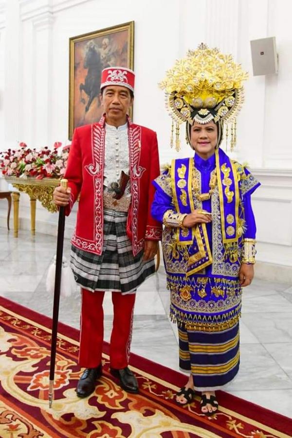 Upacara HUT Ke-77 kemerdekaan RI, Presiden Jokowi Kenakan Baju Adat Buton