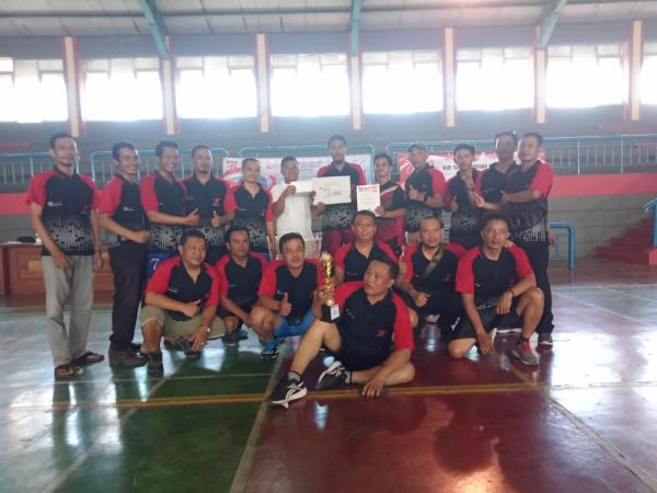 Rayakan HUT RI, KSP Terbit Mutiara Abadi gelar Turnamen Bola voli antar Cabang