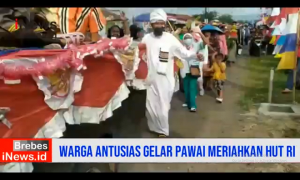 Video Warga Desa Mulyoharjo di Tegal Antusias Gelar Pawai Meriahkan HUT RI