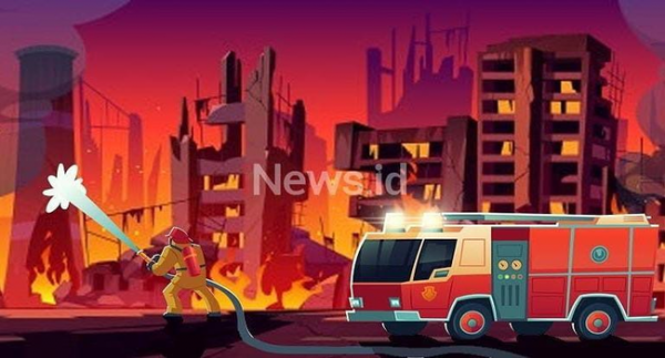 Kebakaran di Tambora Jakbar, 6 Orang Tewas