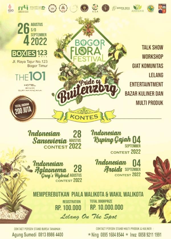 Bogor Flora Festival Memperebutkan Piala Walikota dan Wakil Walikota