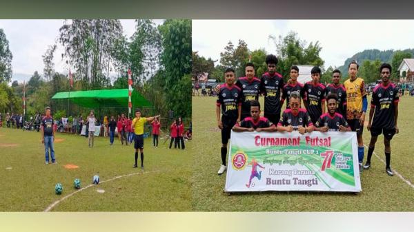 Cari Bibit Pemain Sepakbola Futsal, JRM buka Tournament Buntu Tangti Cup I 2022 di Tana Toraja