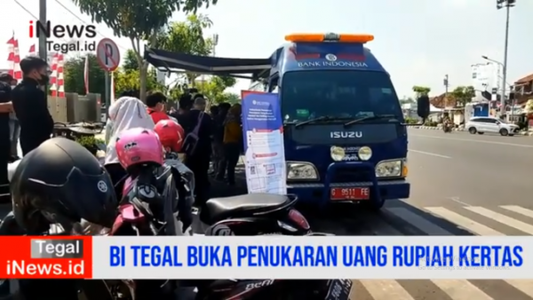 Video Bank Indonesia Tegal Buka Penukaran Uang Rupiah Kertas Tahun Emisi 2022