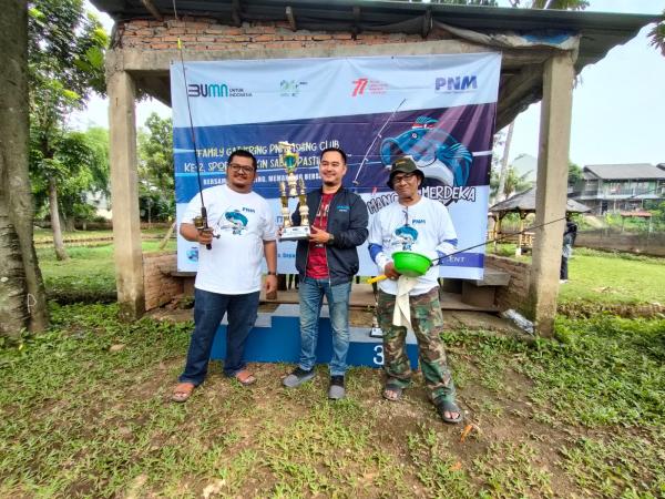 PNM Gelar Lomba Mancing di Beji Depok