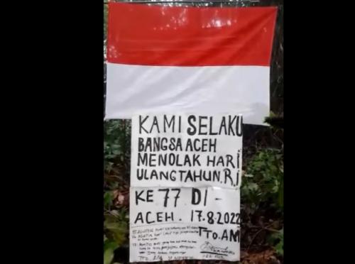 Merah Putih Dibakar saat HUT RI di Aceh, Pengamat: Mengancam Keamanan!