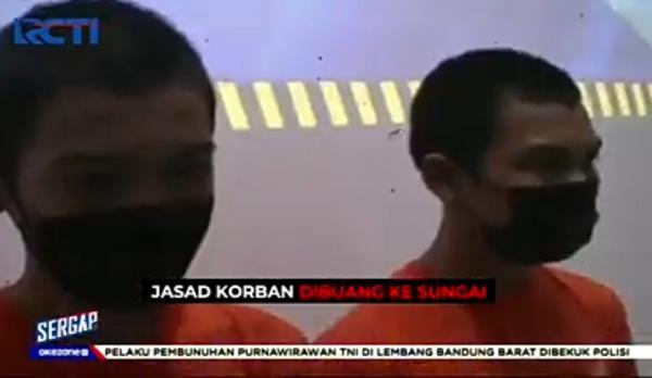 Video Sergap Segmen Satu Jasad Korban di Buang ke Sungai