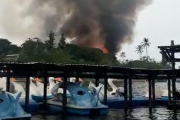 Putri Duyung Cottage Ancol Jakarta Terbakar, Penyebab Belum Diketahui