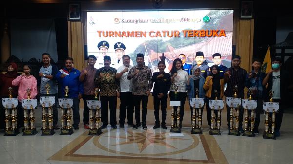 Inilah Para Juara Turnamen Catur Piala Karang Taruna Kabupaten Sidoarjo 2022