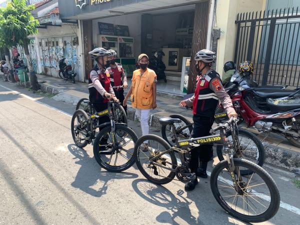 Sat Samapta Polres Tegal Kota Aktifkan Patroli Bersepeda