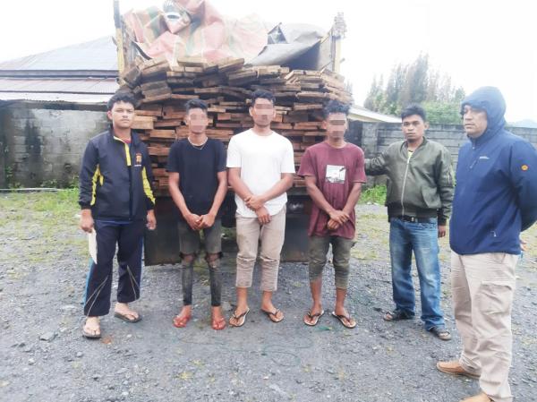 Polisi Tangkap Pelaku Ilegal Logging di Bener Meriah