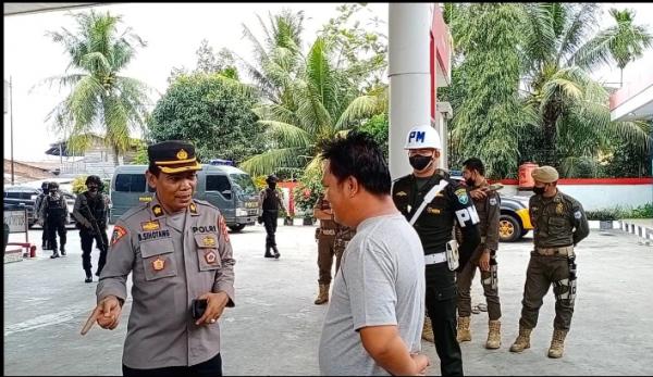 Respons Laporan Warga,Polres Aceh Tenggara Tertibkan SPBU Yang Menjual BBM Bersubsidi Dengan Jerigen