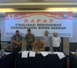 Wabup Madina Hadiri Rapat Finalisasi Penyusunan Permendagri Batas Daerah di Jakarta