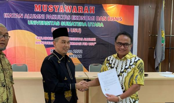 Agus Dwi Handaya Pimpin Ikatan Alumni FEB USU Periode 2022-2026