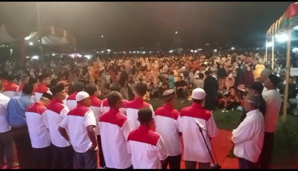 Deklarasi Pengurus Relawan Anies, Safira Amalia Hibur Ribuan Penonton di Lapangan Meureudu