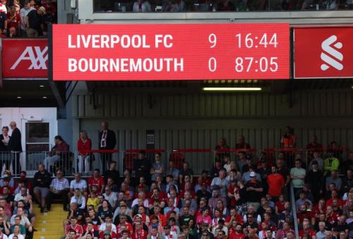 Liga Inggris 2022-2023 :  Liverpool Menang 9-0 atas Bournemouth