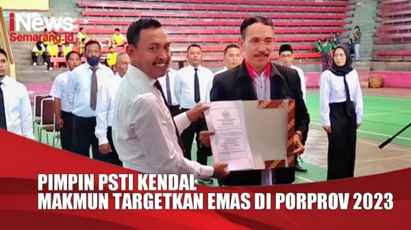 Video Makmun Pimpin PSTI Kendal, Targetkan Emas di Porprov 2023