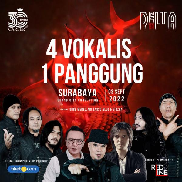 Dewa 19 Konser di Kota Pahlawan, Baladewa Surabaya Perlu Tahu, Ini Jadwalnya