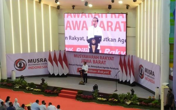 Ditanya Relawan soal Capres 2024, Ini Tanggapan Jokowi