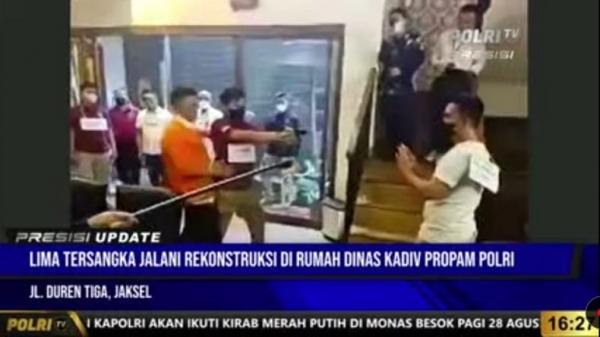 Kualitas Video Rekonstruksi Detik-Detik Brigadir J Ditembak Mati Sambo Dikritik Netizen