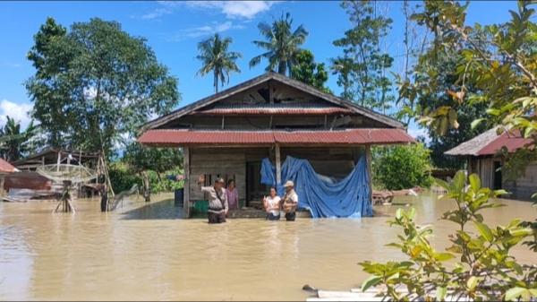 Banjir Malbar IPTU Kawaru Ratusan Rumah di 4 Desa Terendam