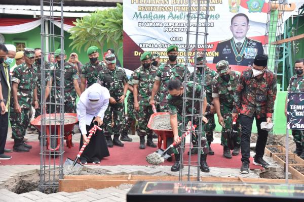 Tepati Janji, KSAD Jenderal Dudung Revitalisasi Makam Aulia Sono Buduran Sidoarjo