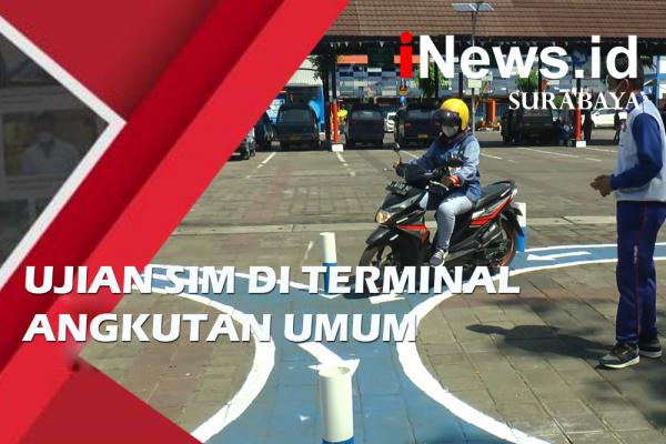Unik, Ujian SIM di Terminal Angkutan Umum