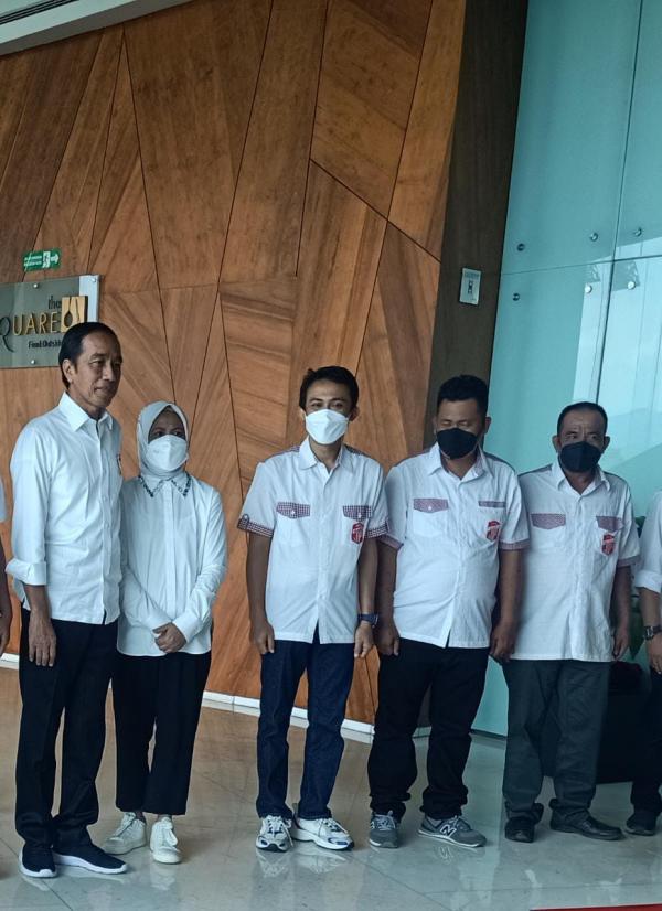 Relawan Bara JP Temui Presiden Jokowi di Bandar Lampung, Ini Pesannya