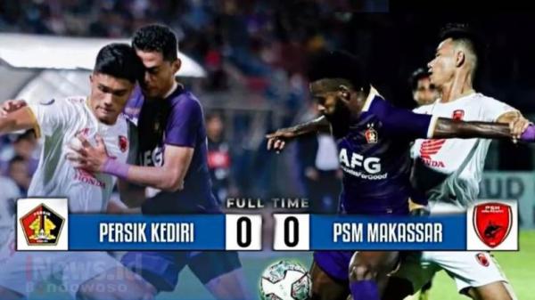 Skor Kacamata Warnai Laga Persik Kediri vs PSM Makassar di BRI Liga 1, Simak Statistik Lengkapnya
