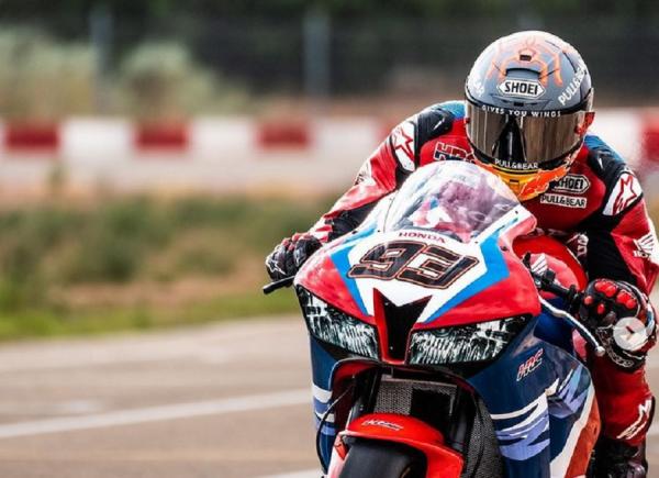 Terlihat  menunggangi Motor Kembali, Akankah Marc Marquez Turun  di MotoGP San Marino 2022