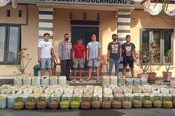 Polisi Gagalkan Penyelundupan 2.010 Liter Pertalite di Sitaro