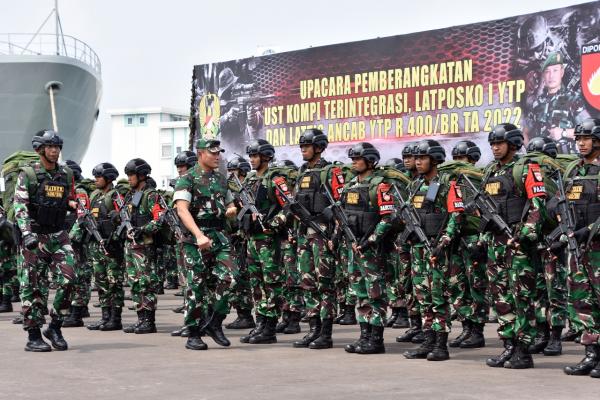 Pangdam IV/Diponegoro Berangkatkan 1.046 Prajurit Diponegoro Ke Medan Latihan