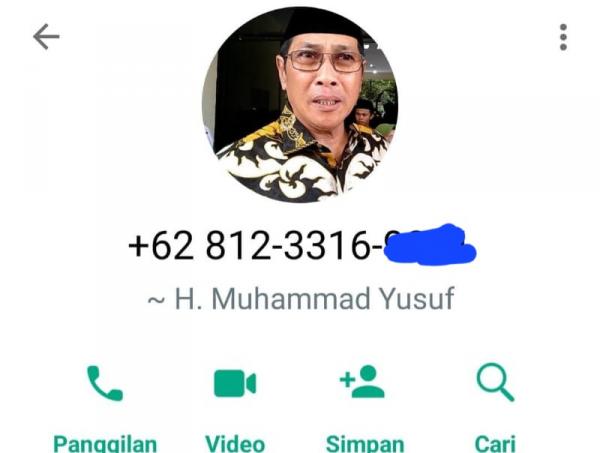 Nama dan Foto Wali Kota Tasikmalaya Muhammad Yusuf Dicatut untuk Minta Donasi