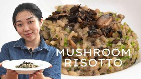 Lezat dan Creamy! Berikut Resep Mushroom Risotto Ala Cheryl Gunawan