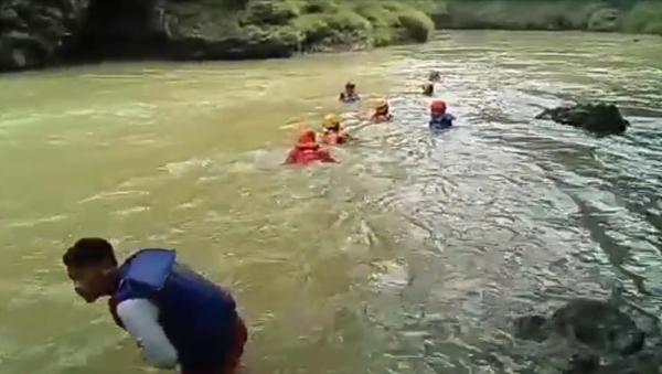 Pemandu Wisata Body Rafting di Pangandaran Dinyatakan Hilang di Hulu Sungai Green Canyon